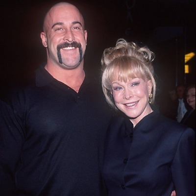 Barbara Eden and her son Matthew Ansara posed together for a photo